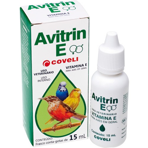 Avitrin Vitamina E para Reprodução de Pássaros