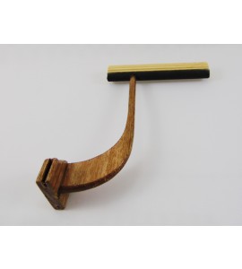 Poleiro Dorminhoco Grande com Lixa - Imbuia