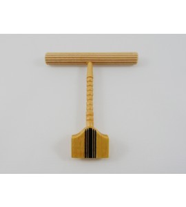 Poleiro Maritaca Torneado Lateral Grande - Marfim