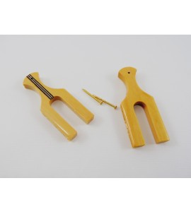 Presilha Ferradura Grande para Poleiro - Marfim