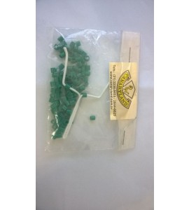 Anilhas Plásticas Dilatáveis de Marcação - 3.0 mm (Verde) 