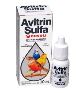 Avitrin Sulfa para Pássaros com Cólera aviária, Salmonela e Coccidiose