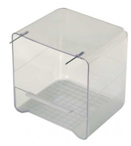 Banheira externa para pássaros cristal