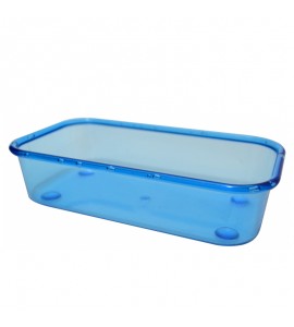 Banheira interna grande azul