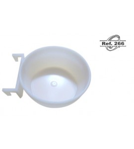 Banheira Plastica Redonda Leitosa Pequena