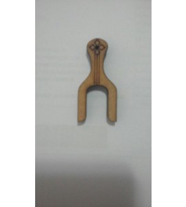 Cabeça de poleiro ferradura coleiro claro