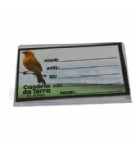 Porta Nome Especial -Canario da Terra acrilico