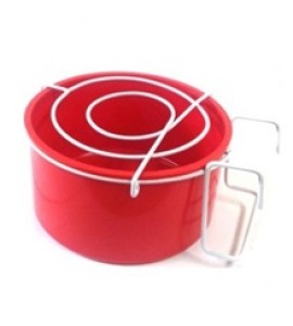 Caneca Plástica Suporte Arame com Grade