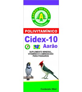 Cidex-10 Polivitamínico 30ml Liquido (novo)