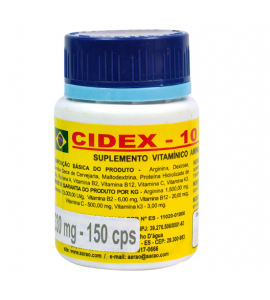 Cidex 10 - 140 mg - 150 Cápsulas AARÃO