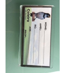 Porta Nome Especial - Coleiro acrilico