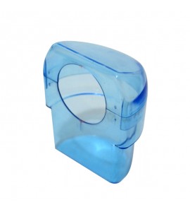 Comedouro meia lua azul