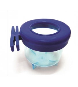 Porta Vitamina Trinca-Ferro Redondo c/Tampa