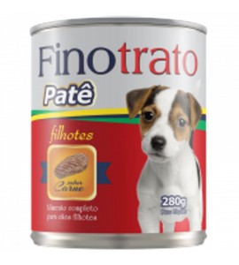 Finotrato Patê Sabor Carne Cães Filhotes 280g