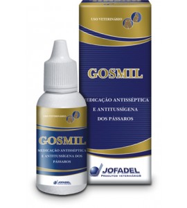 GOSMIL - Antisséptico, antitussígeno e expectorante para Pássaros Gripados e Gosma