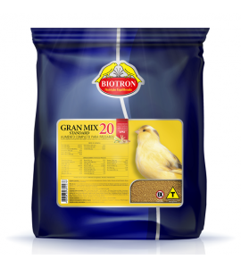 Gran Mix 20 1kg Ração Extrusada para Canários e Granívoros