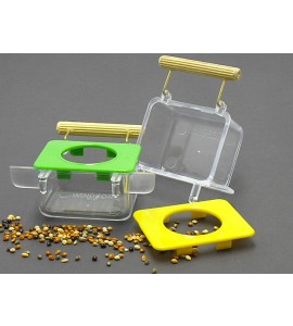 Comedouro Lateral com Poleiro e Gancho 1 Furo