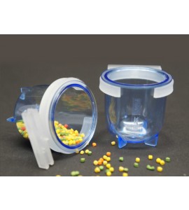 Porta Vitamina Grande C/ Garra Azul