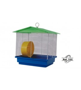 Gaiola Hamster Teto Plást Completa Básica 