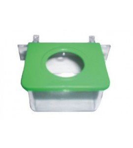 Comedouro 1 Furo c/ gancho cristal