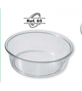 Banheira Plastica Redonda Cristal Pequena (Ornamental)