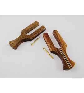 Presilha Ferradura Grande para Poleiro - Imbuia