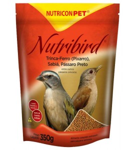 Ração Extrusada Nutribird - Trinca Ferro, Sabiá e Pássaro Preto 350g
