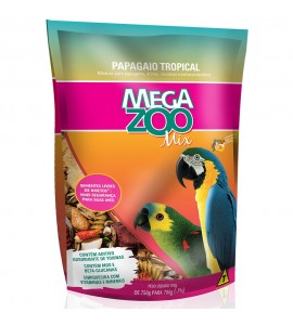 Megazoo - Mix  Papagaio Tropical- 700g