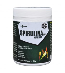 Spirulina Máxima 100 - 100 cápsulas