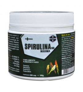 Spirulina Máxima 100 - 200 cápsulas