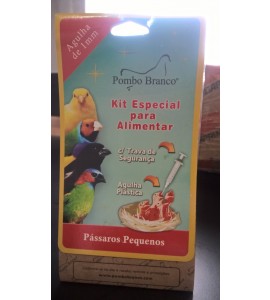 Seringa (Dosador) de Alimento - Plástico Agulha 1mm