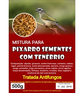 Mistura Para Pixarro (Com Tenébrio) 500g